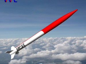 us arcas sounding rocket 3D Model
