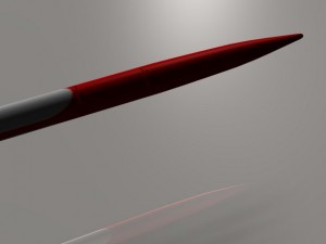 us arcas sounding rocket 3Dモデル