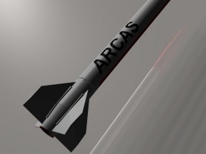 us arcas sounding rocket 3Dモデル