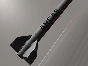 us arcas sounding rocket 3D Model