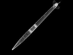us arcas sounding rocket 3D Model