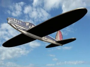 bw Segelflugzeug 001 3D Modell