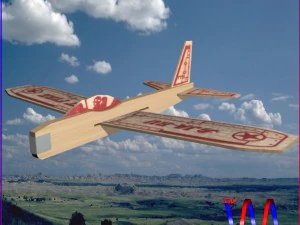 Balsaholz-Gleiter 002 3D Modell