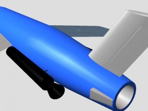 us ssmn8 regulus i cruise missile 3D Модель