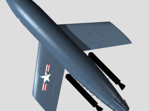 us ssmn8 regulus i cruise missile 3D Модель