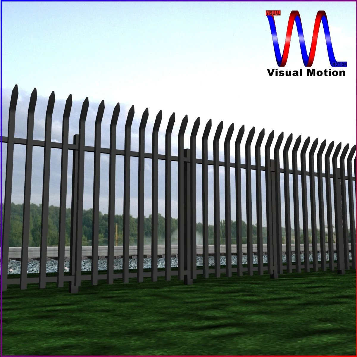 fencing 16 3D Model .c4d .max .obj .3ds .fbx .stl .blend 