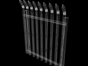 fencing 16 3D Model