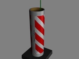 firework artillery shells 3Dモデル
