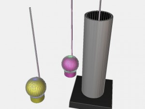 firework artillery shells 3D 모델