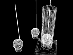 firework artillery shells 3D 모델