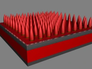 firework missile battery 3D Model