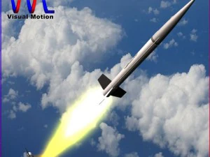 nasa aerobee 100 rocket 3D Model