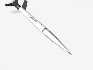 nasa aerobee 100 rocket 3D Model