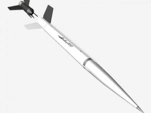 nasa aerobee 100 rocket 3D Model