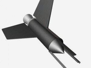 nasa aerobee 100 rocket Modèle 3D
