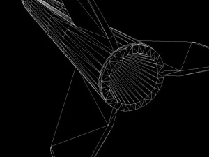 nasa aerobee 100 rocket 3D Model