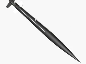 nasa aerobee 150 rocket 3D Model