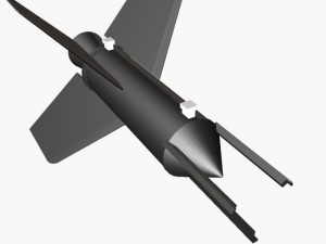 nasa aerobee 150 rocket Modelo 3D