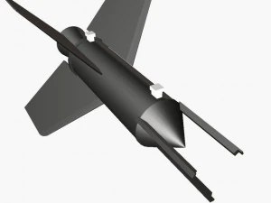 nasa aerobee 150 rocket 3D Model