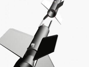 nasa aerobee 150 rocket Modelo 3D