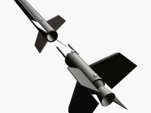 nasa aerobee 150 rocket Modelo 3D