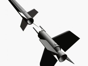 nasa aerobee 150 rocket 3D Model