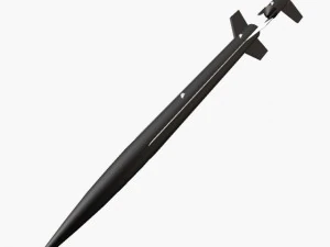 nasa aerobee 150 rocket 3D Model