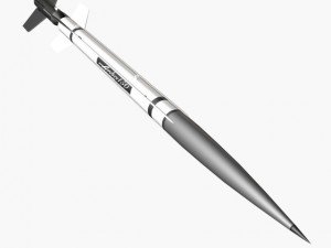 nasa aerobee 150 rocket Modelo 3D
