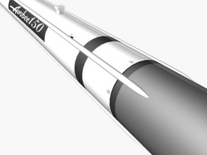 nasa aerobee 150 rocket Modelo 3D