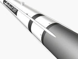 nasa aerobee 150 rocket 3D Model