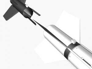 nasa aerobee 150 rocket Modelo 3D