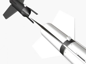 nasa aerobee 150 rocket 3D Model