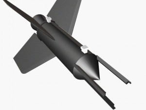 nasa aerobee 150 rocket Modelo 3D