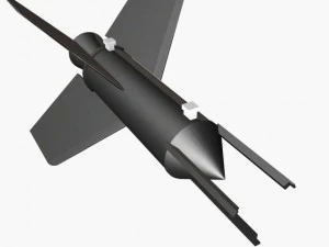 nasa aerobee 150 rocket 3D Model