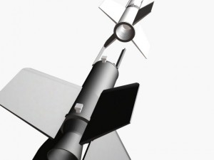nasa aerobee 150 rocket Modelo 3D