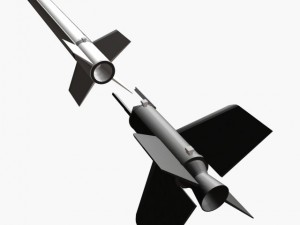nasa aerobee 150 rocket Modelo 3D