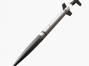 nasa aerobee 150 rocket Modelo 3D