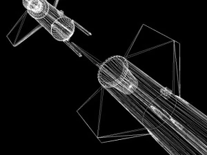 nasa aerobee 150 rocket 3D Model