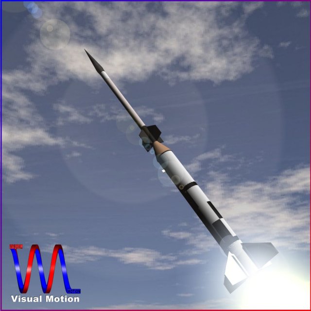 us nike deacon rocket 3D Modell in Echtes Raumschiff 3DExport