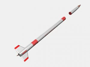 японская ракета МТ135 3D Модель