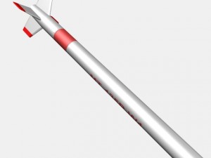 japanese mt135 rocket 3Dモデル