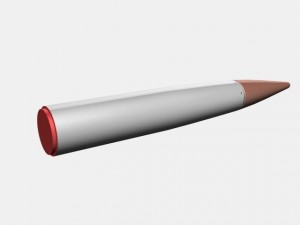 japanese mt135 rocket 3Dモデル