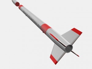 japanese mt135 rocket 3Dモデル