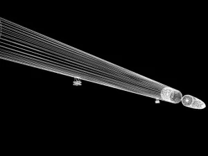 японская ракета МТ135 3D Модель