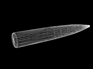 японская ракета МТ135 3D Модель