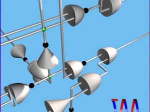 logic schematic symbol collection 3D Model