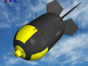 схема ядерной бомбы 3D Модель