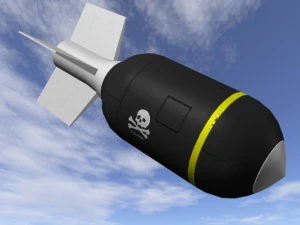 Схема бомбы Веселого Роджера 3D Модель