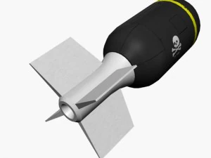 bomb jolly roger scheme 3D Model