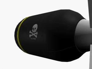 bomb jolly roger scheme 3D Model